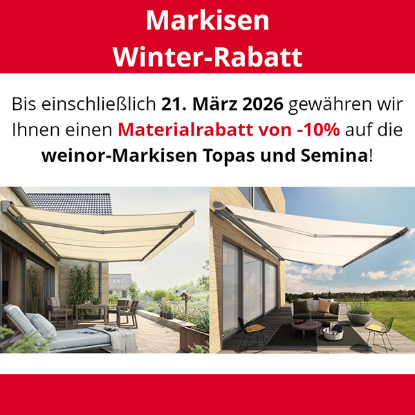Angebot Markisen