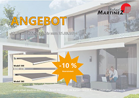 Markisen Winterrabatt 1.12.23 - 21.03.24